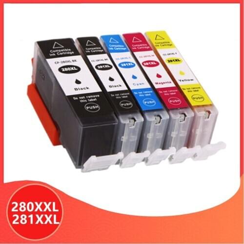 Compatible PGI 280 280XXL 281XXL for Canon PGI-280 CLI-281 PGI280 CLI281 Ink Cartridge PIXMA TR7520 TR8520 TS6120 TS8120 TS9120
