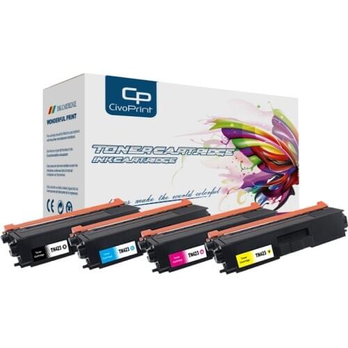 Civoprint compatible TN 423 tn423 toner cartridge For brother Europe HL-L8260CDW HL-L8360CDW MFC-L8900CDW high capacity 4-6.5K