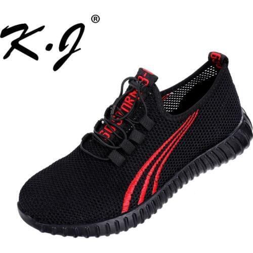 2020 Men Women Work Shoes Dropshipping Indestructible Ryder Shoes Men Steel Toe Air Safety Boots Puncture-Proof Work Sneakers