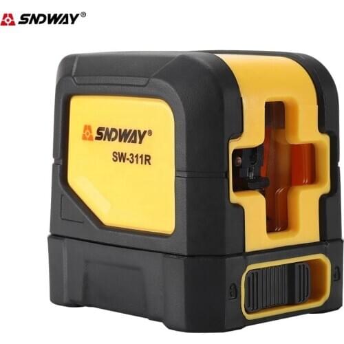 Latest SW-311R 2 cross line red beam laser level