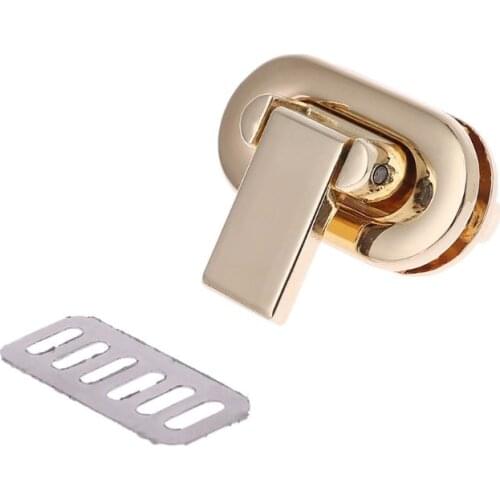 Metal Clasp Turn Locks Twist Lock for DIY Handbag Shoulder Bag Purse Hardware Accessories