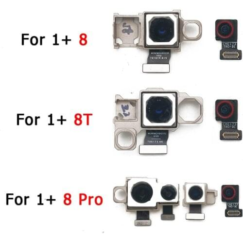 Original Front Back Camera For OnePlus 8 Pro One Plus 8T Backside Frontal Facing Rear Selfie Camera Module Repair Spare Parts