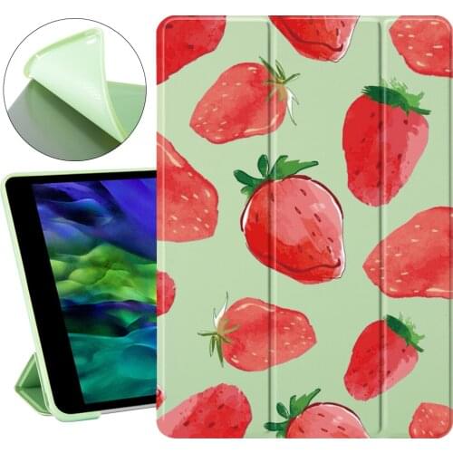 Fruit Magnet Flip Cover For iPad Pro 2020 7th generation Case Air 2 11 Pro Case Tablet Folding Case For iPad Mini 5 4 3 2