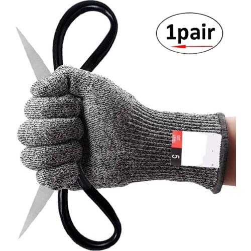 Cut Resistant Gloves Level 5 Protection Golve Wearable Durable High Performance Outdoor Winter Warm Kitchen Protective Gloves