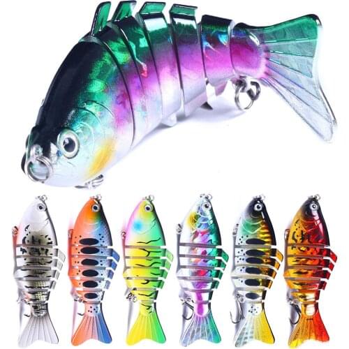 Professional Good Fishing Lure Minnow Quality Bait 10CM 15.6G Swim Bait Jointed Bait Equipped With Hook 3D Eyes