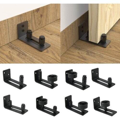 Adjustable Sliding Bottom Floor Guide Clips W/ Screws Wall Mount Floor Bottom Guide Door Stay Roller Sliding Rail Slide