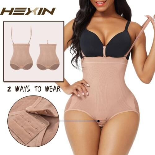 HEXIN Slimming Shapewear Firm Control Tummy Body Shaper Bottom Hook Seamless Corset Underwear Waist Trainer Reductora Fajas