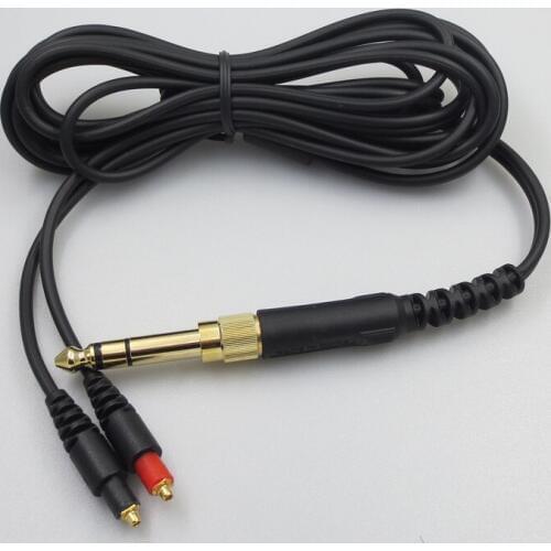 Replacement Dual Exit Audio Cable for Shure SRH1440 SRH1540 SRH1840 Headphones MMCX Earphone Cable 2M
