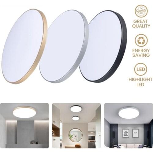 50W Ultra-thin LED Ceiling Lights Indoor Decoration Round White Light LED Ceiling Lamp for Living Room Bedroom Home Lighting