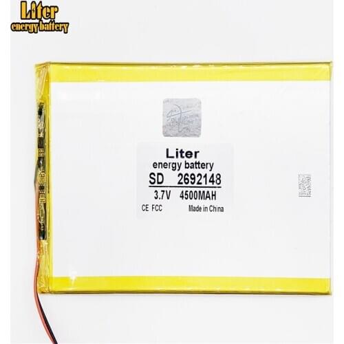 3.7V 2692148 4500mah tablet battery each brand tablet universal rechargeable lithium batteries
