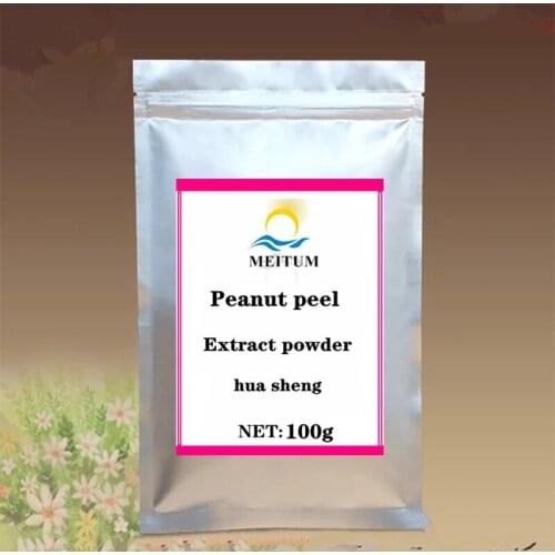 High Quality Pure Peanut Peel Extract Powder, Rich In Proanthocyanidins, Protect The Heart, Improve Memory, 99% Powder