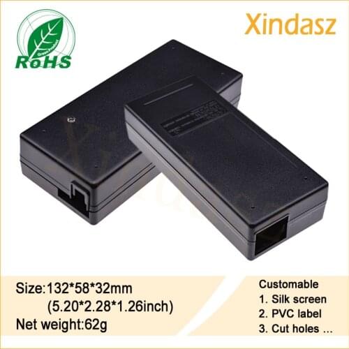 132*58*32mm(5.20*2.28*1.26inch)Free shipping high quality electronic enclosures plastic box electronic plastics Hibox box