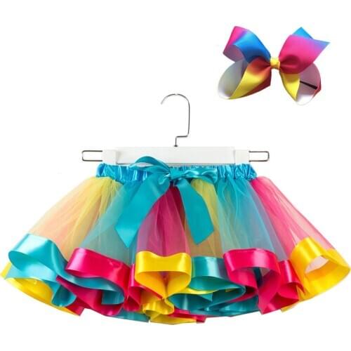 Baby Girls Tutu Skirt Fluffy Children Ballet Kids Pettiskirt Baby Girl Skirts Princess Tulle Party Dance Skirts Drop Shipping