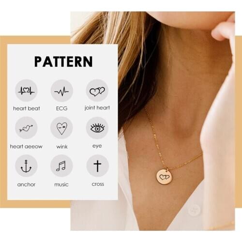 Visunion Custom Personality Style Necklace Key Cross Heart Pattern Elegent Design for Women Girls Jewelry Accessories New