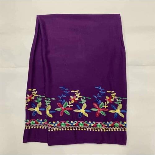 2019 New Arrival African Cotton Lace Fabric High Quality Embroidery Print 5 Yards For African Women Dress Sewing Fabric!LXF62612