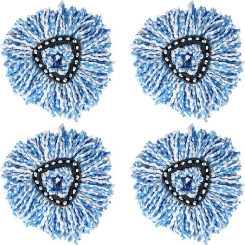 4PCS EasyWring Spin Mop Refill - Mop Replacement Head,Microfiber Spin Mop Refills, Mop Easy Cleaning Floor Head Mop,Mops Head