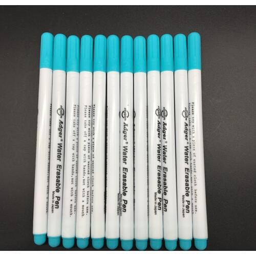 5pcs Water Erasable Pen DIY Ink Markers Pen Fabric Marker Marking Pen For Cross Stitch Needlework Tools Sewing Accessories