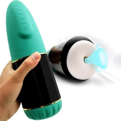 Automatic Sucking Male Masturbation cup Deep Throat Vibration Aircraft Cup Silicone Vagina Pussy Masturbators Sex Toys For Men