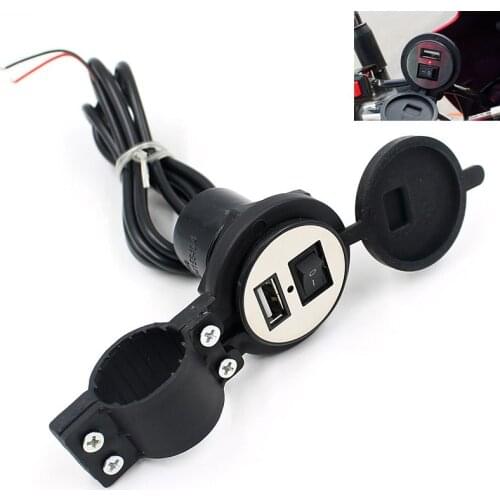 Car Universal Waterproof 12V To 5V 1.5A Motorcycle Smart Phone GPS USB Charger Power Adapter Jun.9