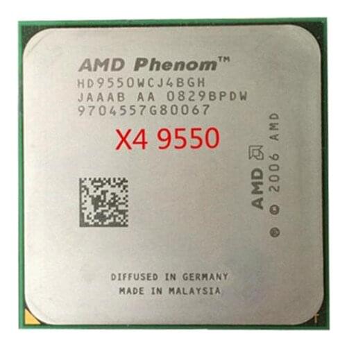 Free shipping X4 9550 processor 2.2G AM2+/ 940 Pin /Dual-CORE / 2MB L2 Cache/95w CPU