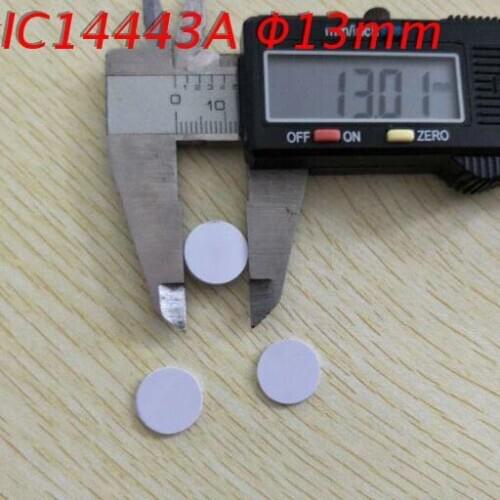 Diameter 13mm M1 chip 13.56MHz IC coin tags 10pcs/Lot