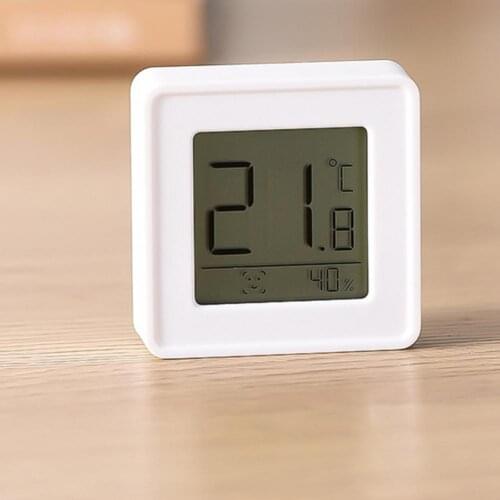 2 in 1 Digital Thermometer Hygrometer Mini Temperature/Humidity Meter Home Wall Hygrothermograph for Indoor Outdoor