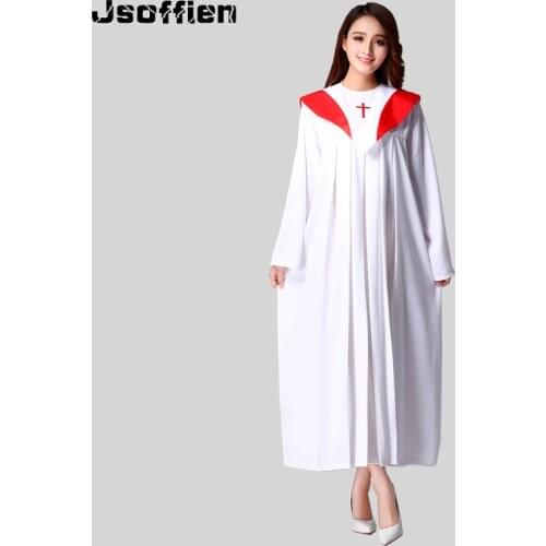 Christian Church Choir Dress Clothing Wedding Hymn Holy Garments Nun Costume Woman Clergy Robes Poetry Jesus Class Service