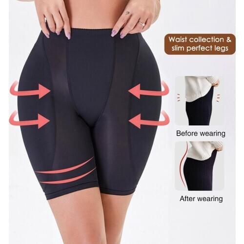 Minifaceminigirl Womens Butt Lifter Body Shaper Seamless Tummy Control Hi-Waist Thigh Slimmer Shapewear