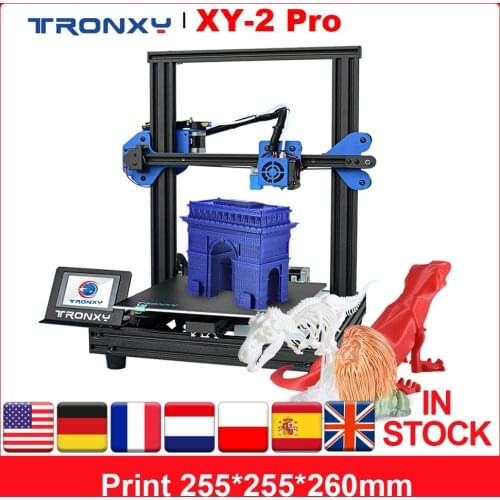 TRONXY XY-2 Pro 3D Printer Kit Fast Assembly 255*255*260mm Support Auto Leveling Resume Print Filament Run Out Detection