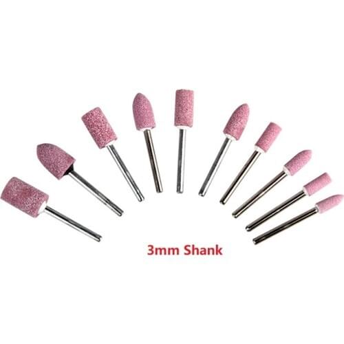 New 10pcs/set Abrasive Stone Points Polishing Grinding Head Dremel Rotary Power Tools