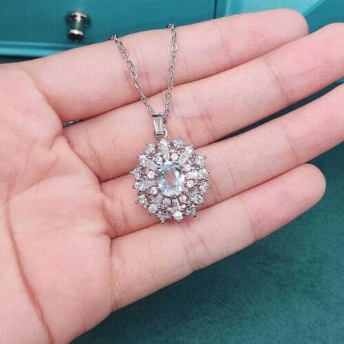 2021 New Trend Snowflake Pendant Necklace Luxury Inlay Full Shiny Zircon Silver Fine Jewelry Charm Choker For Women Party Gift