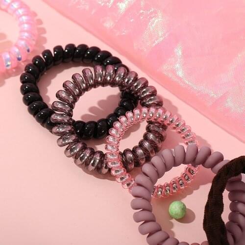 New 12Pcs/Bag Mixed Elastic Nylon Hair Bands For Women Girls Rubber резинки для волос With Bag Hair Accessories Headdress Gifts