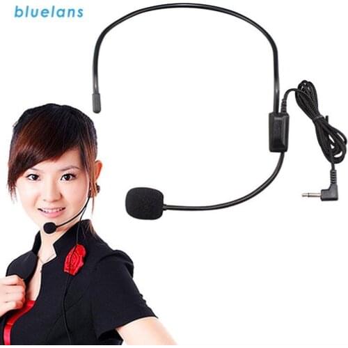 Mini Portable Audio Microphone Lightweight Headset 3.5mm Jack Plug Mic Thread Jack Microphone PC Auto Car DVD Radio