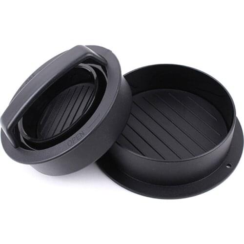 ABS Round Shape Non Stick Burger Press Burger Press Combination Patty Maker Mold