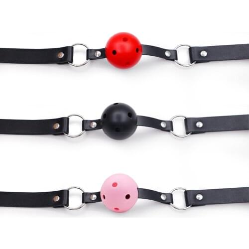 Factory direct sale BDSM Bondage Fetish Mouth Restraints Sex products Sex toy set Silicone Ball Gag sex toys for couples