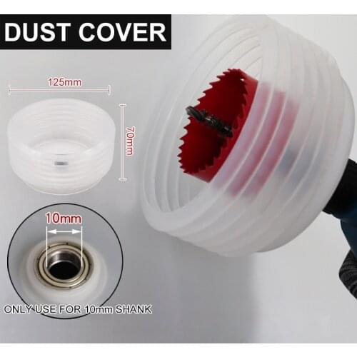 Dust Cover for Hole Opener Saw Metal drill bit Block Dust Protect Cover Silicone Use for 10mm Hole