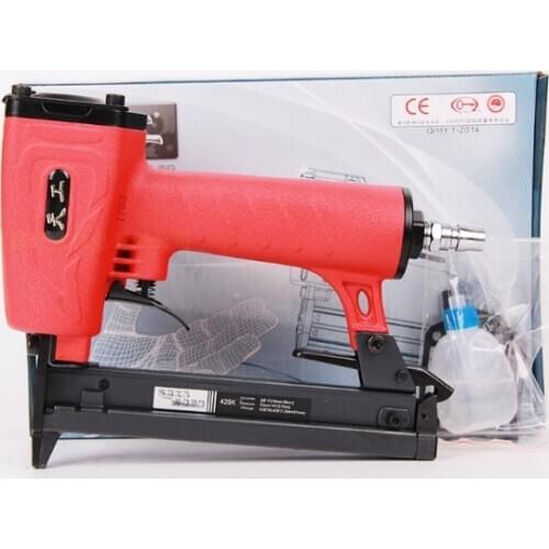 High Quality 425K pneumatic nail gun nail U-shaped aluminum nail Air gun Free Shipping