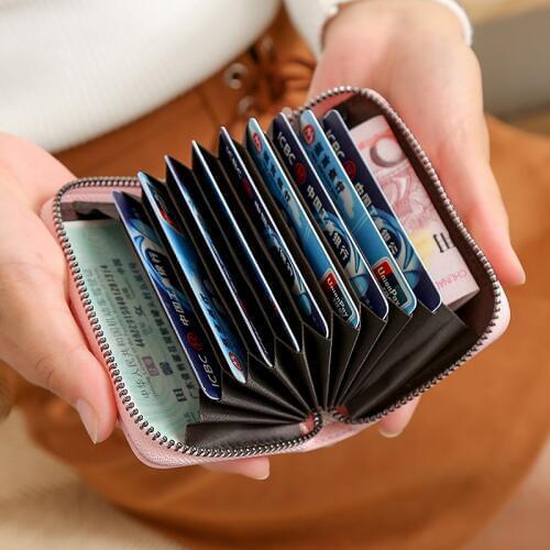 JULICXYJ Luxury Brand 11 Slots Women Credit Business Bank Cards Holder Passport Cover Card Bag Case Femme Carteira Mujer 2018