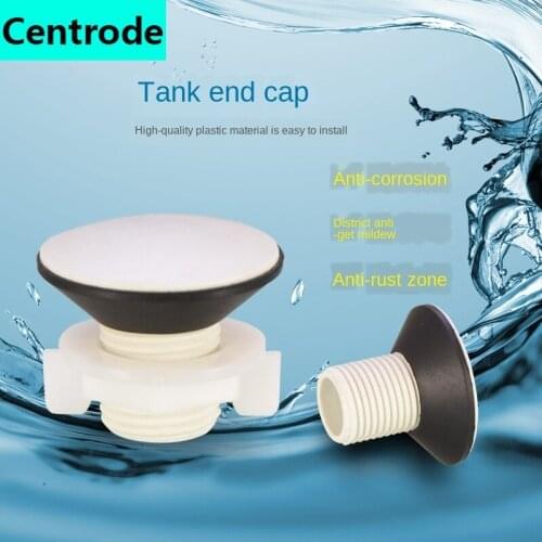1/2inch Toilet Tank Plug Plastic Connector Water Tower Fish Tank Pool Stainless Steel Bucket Plug Cap Bathroom Accessories
