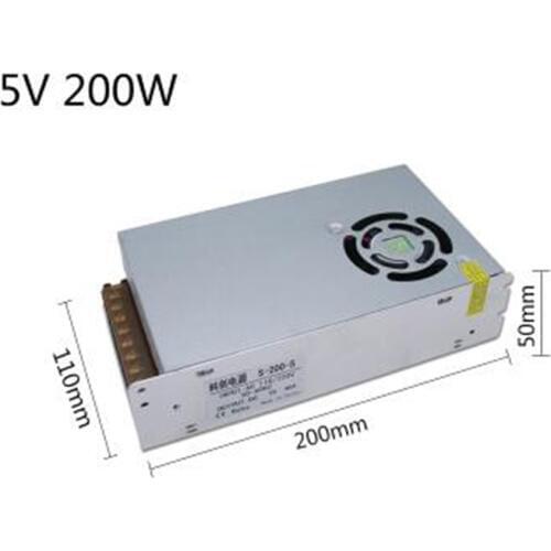 1PC 200W Switching Power Supply Light Transformer AC 110V 220V To DC 5V Source Adapter LED Display Transformer 300W 350W