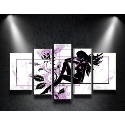 100%Hand-painted Modern Human body art Abstract Landscape charming Oil Painting On ten Canvas On Wall For Home Decoration