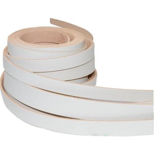 2mm Thick DIY Vegetable Tanned Pure Cowhide Milkshake White Cowhide Rope Without Joint Bag Necklace Shoulder Strap Tira De Cuero