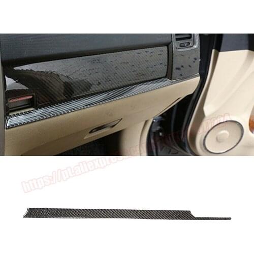 Car accessories For Honda CR-V CRV 2007-2011 Real Carbon Fiber Copilot Dashboard Panel Cover Trim