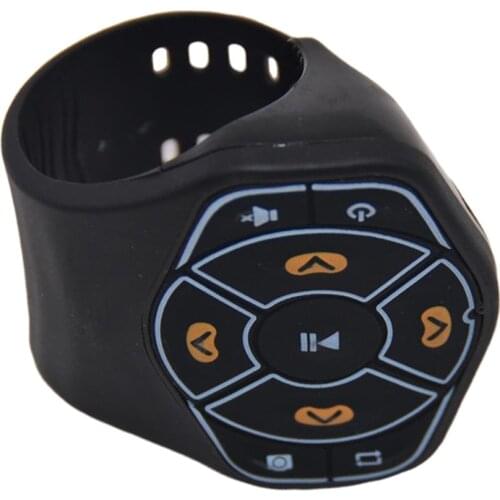 Wireless Bluetooth Remote Control Button Car Steering Wheel Bike Mount