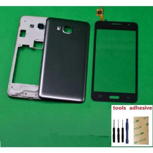 For Samsung Galaxy Grand Prime SM-G531H G531H/DS Housing Front Chassis Frame+Battery Cover+Touch Screen Digitizer Sensor +Kits