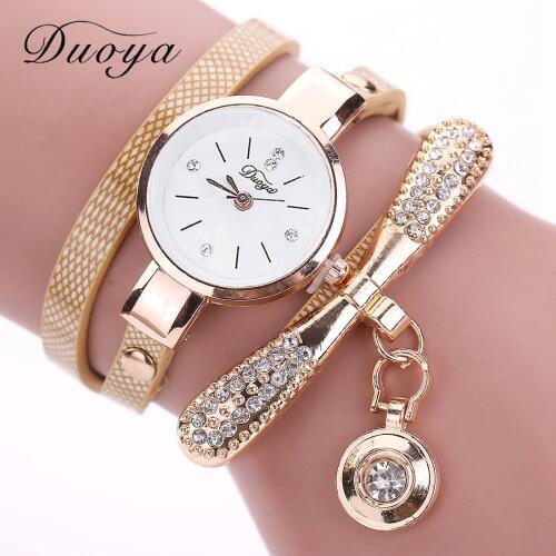 Duoya Women's Watches With Rhinestones