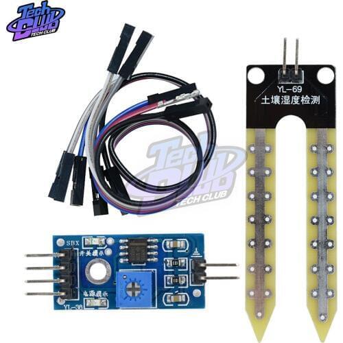 Soil Hygrometer Humidity Detection Module Moisture Water Sensor Soil Moisture for Arduino 3.3V-5V