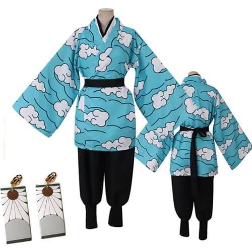 Anime Demon Slayer Cosplay Kimetsu no Yaiba Kisatsutai Kamado Tanjirou Cosplay Costume Halloween Carnival Party Costume