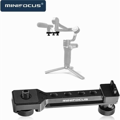 Cold Shoe Mount Gimbal Extension Bracket Microphone Stand Video Light Plate for Zhiyun Weebill S Multi-Functional Transmount