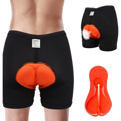 LIXADA Men Cycling Underwear Gel 3D Padded Bike Bicycle Shorts Anti-Sweat Cycling mtb shorts Clothes ciclismo Silicone Foam Gel
